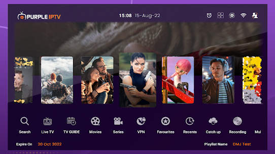 IPTV Smart Purple Player 1