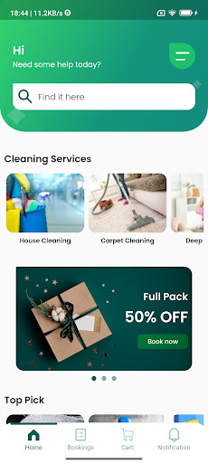 Android application Crystal Clean 4 U screenshort