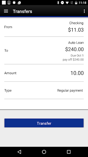 Department of Commerce FCU Screen 2