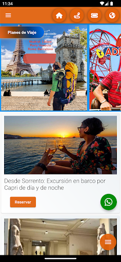 Android application Viaja Bajo Costo screenshort