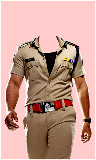 Men Police Uniform Photo Suit Screen 3