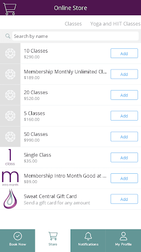 Sweat Central Screenshot 1 - AppWisp.com