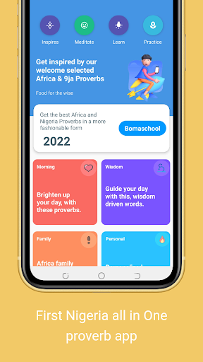 Android application 9ja proverbs screenshort