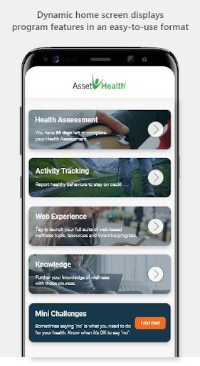 Android application Asset Health Mobile screenshort