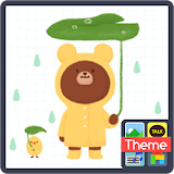 cookibear_rain_drop K icon