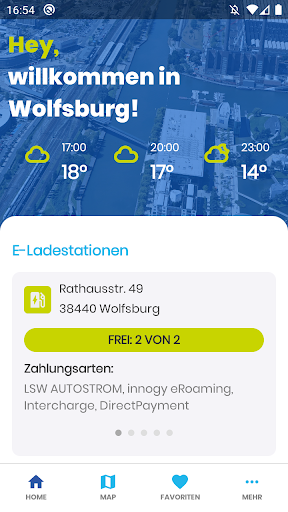 Wolfsburg-App Screen 2
