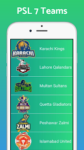 PSL 2022 Schedule And Teams APK Latest (V1.3) APP For Android 2