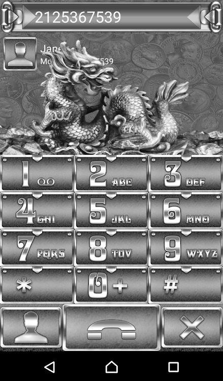 Silver Lucky Charm Dialer them - 1.1 - (Android)