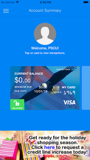 IFCU Credit Card Screen 3