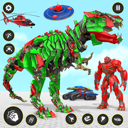 Dino Transform Car: Robot Game