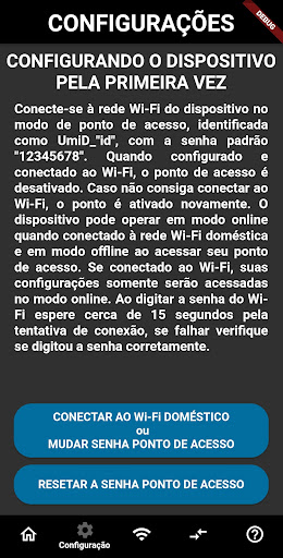 Android application CONTROLADOR DISPOSITIVO UmiD screenshort