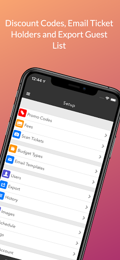 GoMobile Events Manager Screen 3