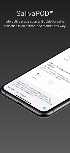Android application SalivaCODE screenshort