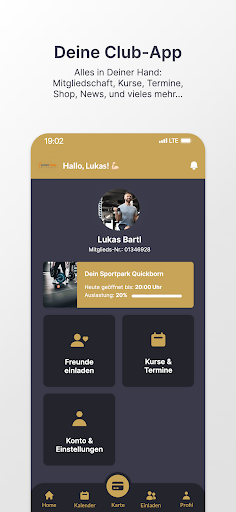 Android application Sportpark Quickborn screenshort