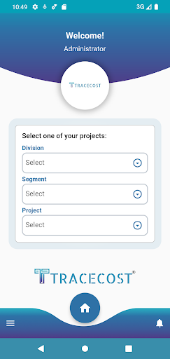 TraceCost App Screen 3