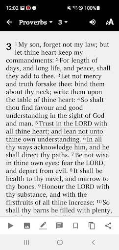 Grow in Wisdom KJV Screen 3