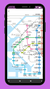 大阪地鐵地圖 2023
