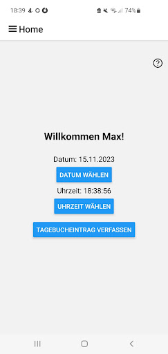 Android application MeinEssBegleiter screenshort
