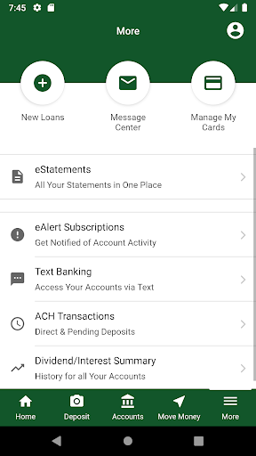 Android application Walker County Federal CU screenshort