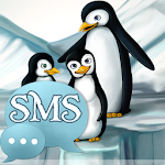 Penguins Theme GO SMS Pro Apk