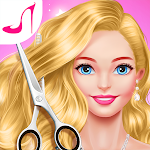Cover Image of Скачать Игры для девочек: Парикмахерская, макияж, одевалка, стилист  APK
