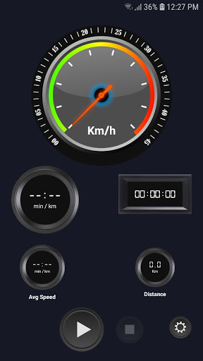Android application Running Pace Controller screenshort