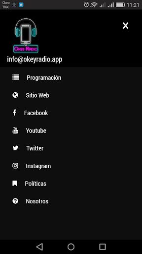 Okey Radio Screen 2