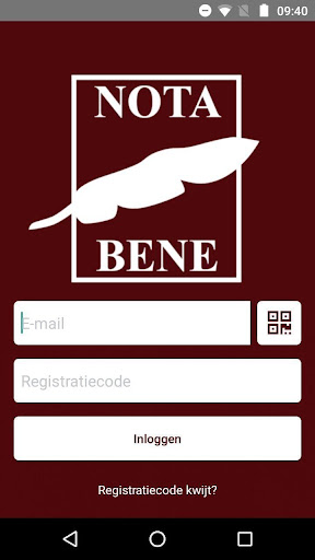 Android application N.S.V. Nota Bene screenshort