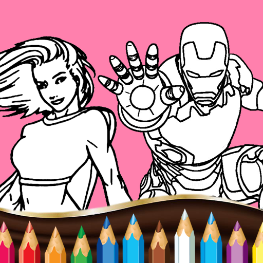 Super Hero Cartoons Coloring Download on Windows
