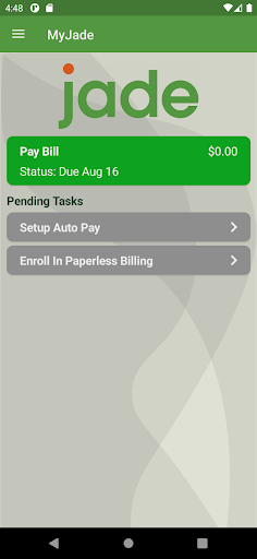 MyJade Screen 2