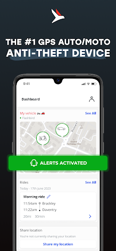 Android application Flashbird (by Pegase) screenshort