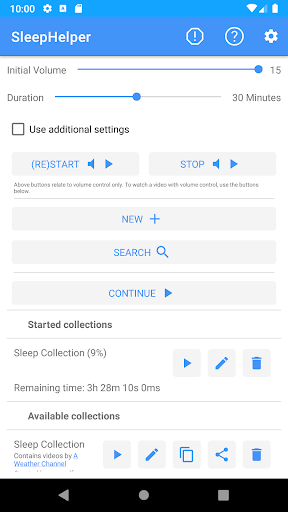 Android application Free Stress Sleep Helper screenshort