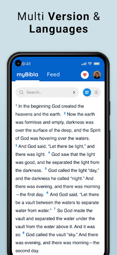 Android application myBibla Offline Bible Reading screenshort