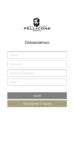 Android application Barber Shop Pellicone screenshort