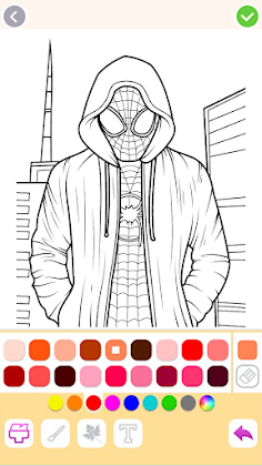 Miles Morales Coloring Book - Screenshot 1