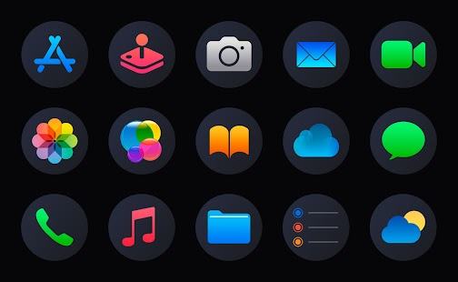 iPlum - Icon Pack (Round) Capture d'écran