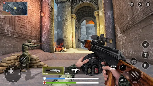 召唤枪战狙击手使命游戏 3D: 射击战争狙击游戏