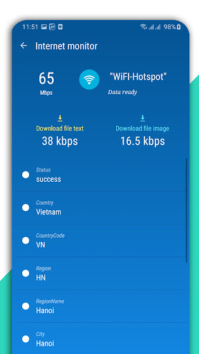 5G Speed Test & WiFi Analyzer Screen 3