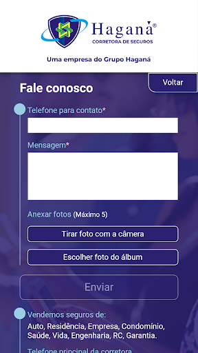 Haganá Seguros Screen 3
