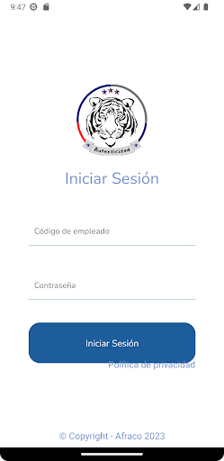Android application Asistencia - El Sotano screenshort