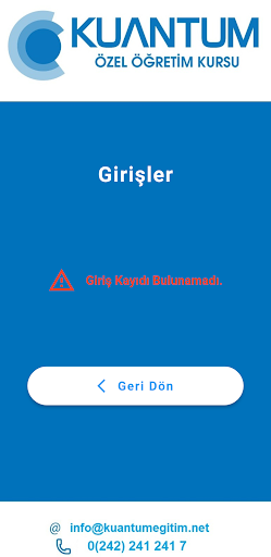 Kuantum Özel Öğretim Kursu Screen 3