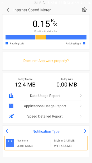 Screenshot 3 Medidor de velocidad de Internet android