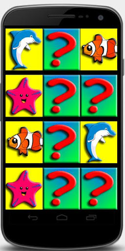 Android application Juego de Memoria-Fondo del Mar screenshort