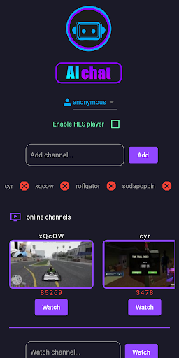 TwitchBot - AI Chat - BTTV 7TV
