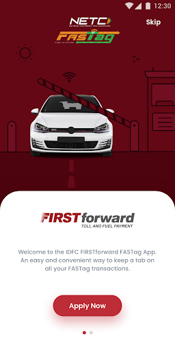 IDFC FIRST Bank FASTag Screen 2