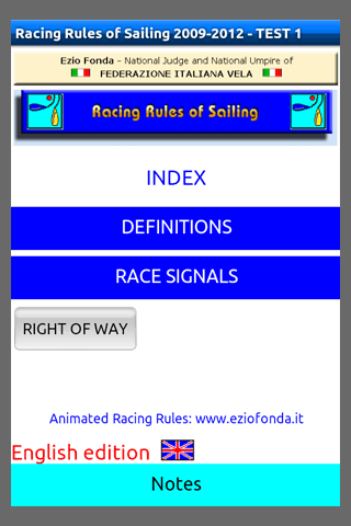 Android application Definitions-Race Flags 54 Quiz screenshort