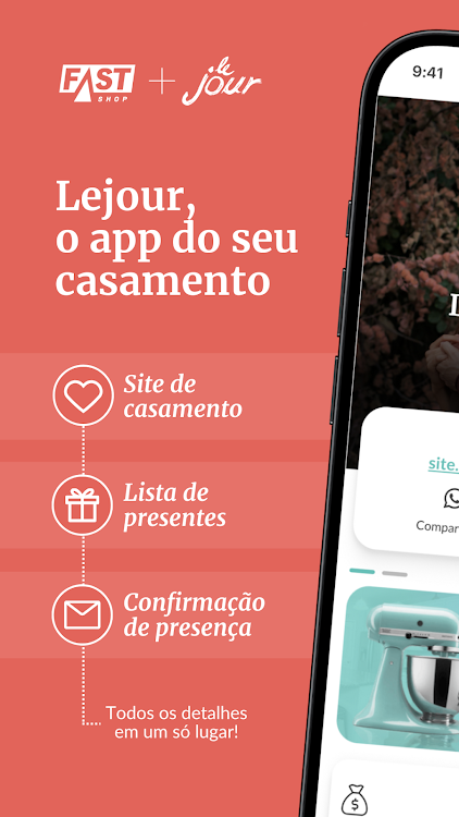 Lejour - Lista de Casamentos - 1.6.0 - (Android)