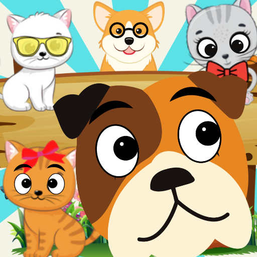 Pets Dogs Cats Kids Pop Match3 logo