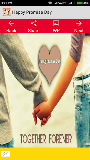 Happy Promise Day Screen 2