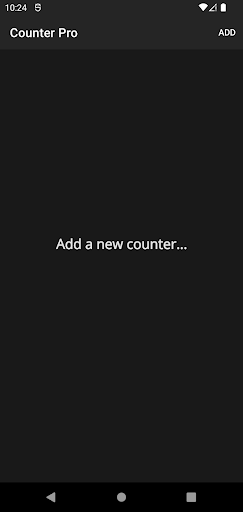 Android application Counter Pro screenshort